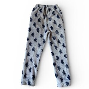 U.S. Polo Assn Kids Plush Fleece Pajama Pants Gray Blue Horse Print Size 8